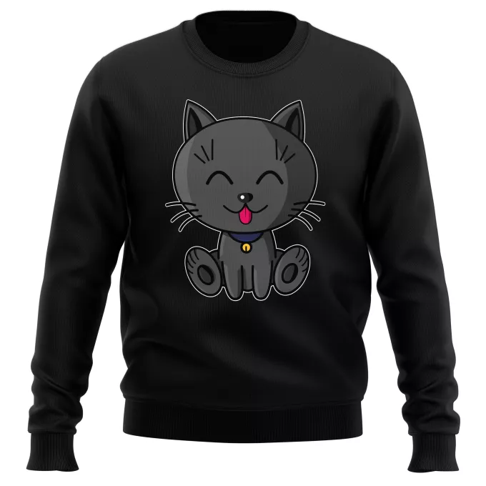 Pulls Parodie Kawaii Baby Cats Kawaii Baby Cat (Bleu)