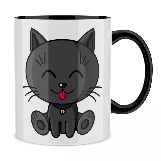 Mugs Parodie Kawaii Baby Cats Kawaii Baby Cat (Bleu)