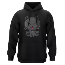 Sweat à capuche « Kawaii Baby Cat (Bleu) » – Parodie Kawaii Baby Cats