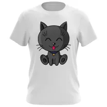 T-shirt « Kawaii Baby Cat (Bleu) » – Parodie Kawaii Baby Cats