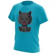 T-shirt « Kawaii Baby Cat (Bleu) » – Parodie Kawaii Baby Cats