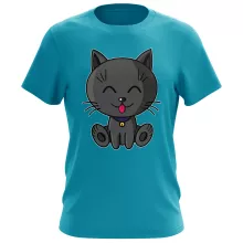 T-shirt « Kawaii Baby Cat (Bleu) » – Parodie Kawaii Baby Cats