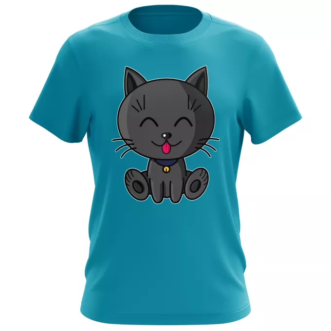 T-shirts Hommes Parodie Kawaii Baby Cats Kawaii Baby Cat (Bleu)