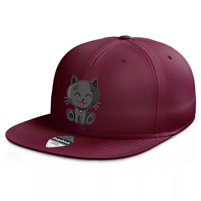 Casquette Rap Snapback Parodie Kawaii Baby Cats Kawaii Baby Cat (Bleu)