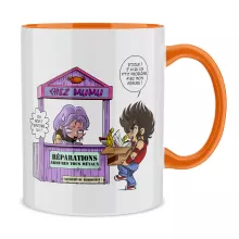 Mug Seiya « Réparations Tous Métaux ! » – Parodie Saint Seiya