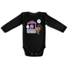 Body bébé manches longues Seiya « Réparations Tous Métaux ! » – Parodie Saint Seiya
