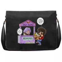 Sac à bandoulière Seiya « Réparations Tous Métaux ! » – Parodie Saint Seiya