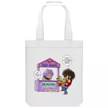 totebag Seiya « Réparations Tous Métaux ! » – Parodie Saint Seiya