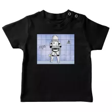 Stromtrooper Baby's T-shirt – Star Wars parody