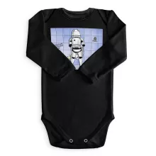 Stromtrooper Long sleeve Baby Bodysuit – Star Wars parody