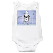 Body bebè senza maniche Stromtrooper – Parodia dei Star Wars