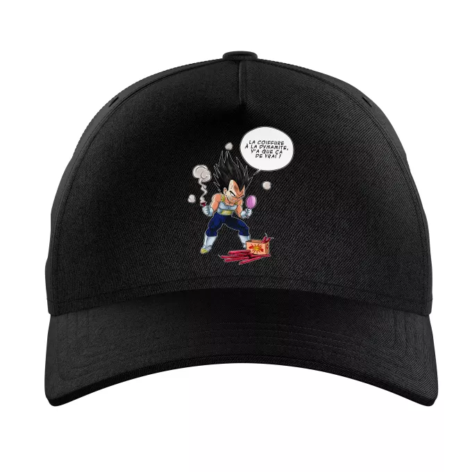 Casquettes Enfants Parodie Dragon Ball Z - DBZ Astuce pour se coiffer le matin ! - Végéta