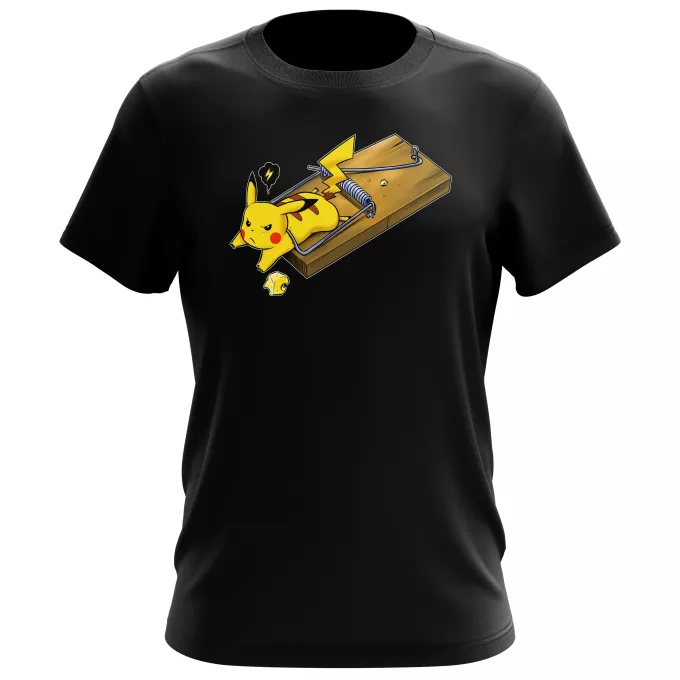 Camisetas Hombre Parodia Pokémon Pikachu