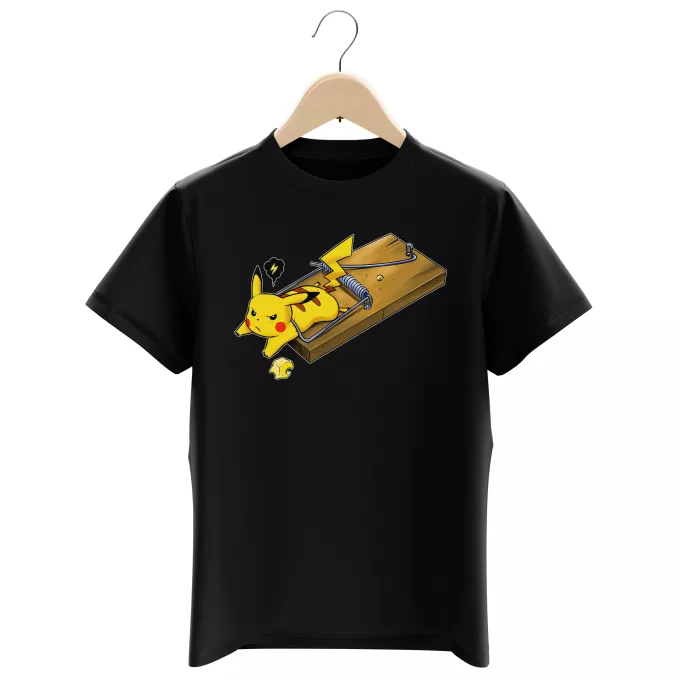 Camisetas Niños Parodia Pokémon Pikachu
