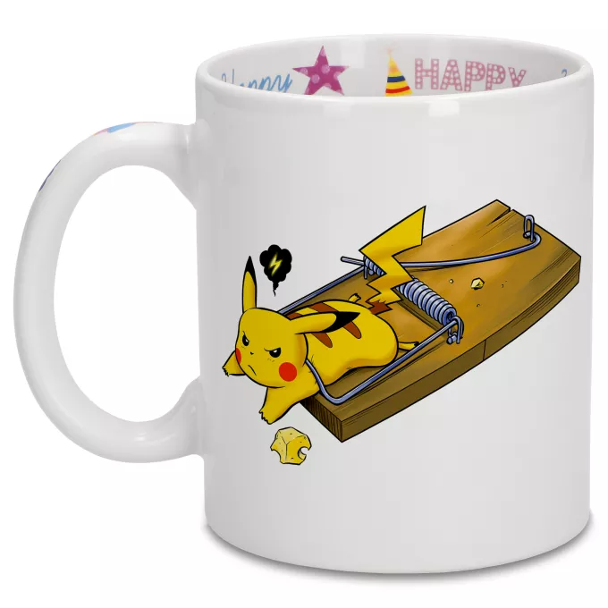 Tazas de cumpleaños Parodia Pokémon Pikachu