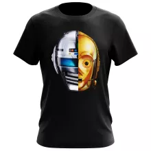 C-3PO T-Shirt “C-3PO and Gavan as Daft Punk” – Star Wars parody