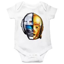 Body bébé C-3PO « Geek lucky » – Parodie Star Wars