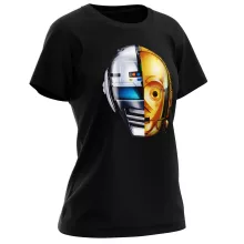 Camiseta Mujer C-3PO “C-3PO y X-Or” – Parodia de Star Wars