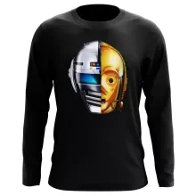 C-3PO Långärmad T-Shirts “C-3PO och Space Sheriff Gavan” – Parodi Stjärnornas krig