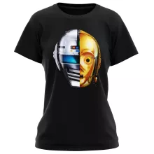 Camiseta Mujer C-3PO “C-3PO y X-Or” – Parodia de Star Wars