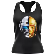 C-3PO Linne för kvinnor “C-3PO och Space Sheriff Gavan” – Parodi Stjärnornas krig