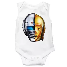 Body bébé C-3PO « Geek lucky » – Parodie Star Wars