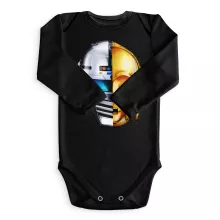 C-3PO Baby Body långa ärmar “C-3PO och Space Sheriff Gavan” – Parodi Stjärnornas krig