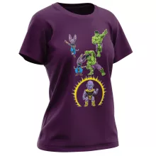 Thanos Damen T-shirt “Der unglaubliche Gott der Zerstörung” – Parodie auf Der unglaubliche Hulk