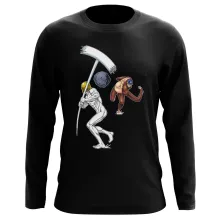 Camiseta de manga larga Zeke Jaeger “Un juego titánico de béisbol” – Parodia de Shingeki no Kyojin