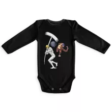 Zeke Yeager Long sleeve Baby Bodysuit “A titanic game of baseball” – Attack on Titan parody