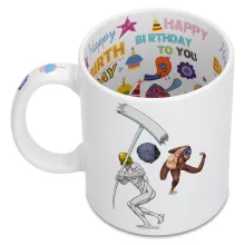 Zeke Yeager Mug “A titanic game of baseball” – Attack on Titan parody