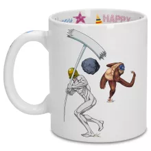 Zeke Yeager Mug “A titanic game of baseball” – Attack on Titan parody