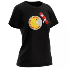 T-shirt Femme « La pizza du Gamer ! » – Parodie Pacman