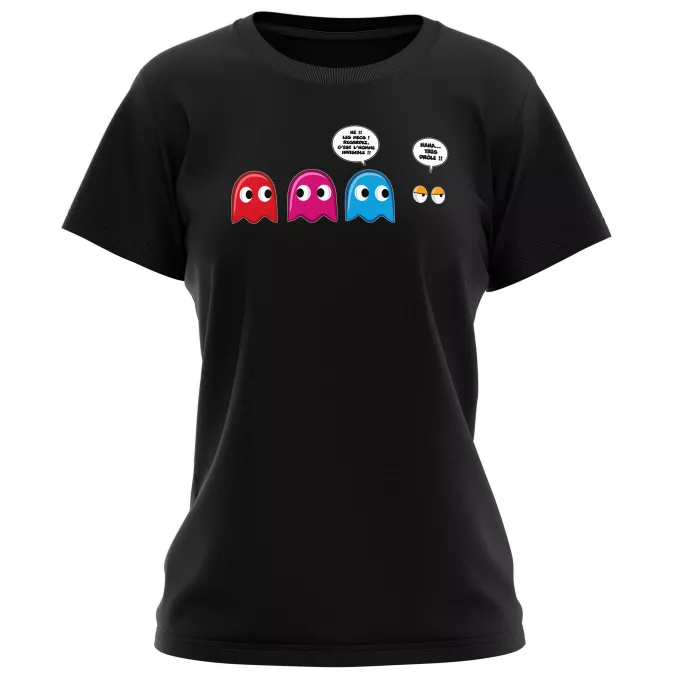 T-shirts Femmes Parodie Pacman Le Fant - Homme invisible !