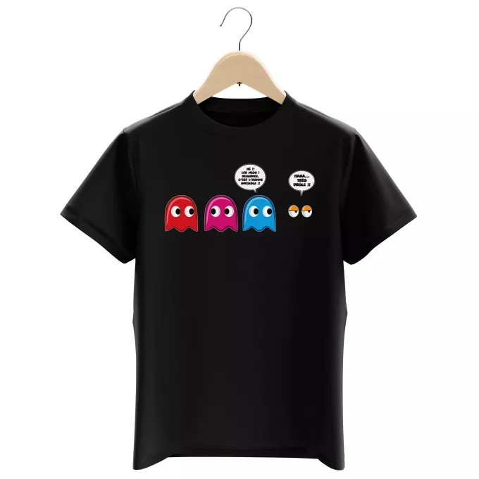 T-shirts Enfants Garçons Parodie Pacman Le Fant - Homme invisible !