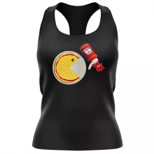Vrouwen Tank Top – Pacman parodie