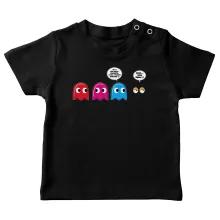 T-shirt bébé « Le Fant - Homme invisible ! » – Parodie Pacman