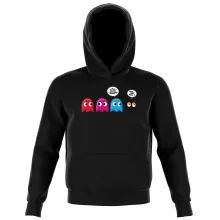 Sweat à capuche Enfant « Le Fant - Homme invisible ! » – Parodie Pacman