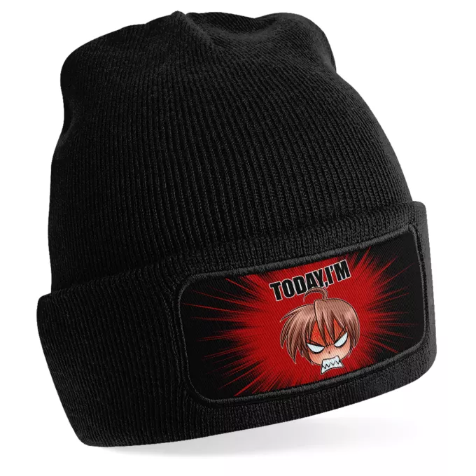 Bonnet Parodie Today I am Today I am trop vénère - Manga Style - Humeur