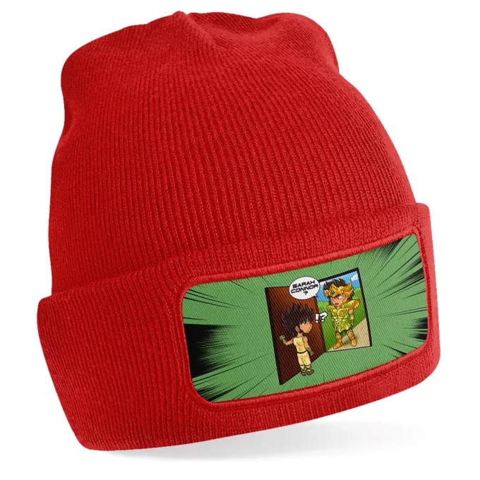 Gorro Parodia Los Caballeros del Zodíaco - Saint Seiya Seiya de Pegaso, Aioria de Leo y Terminator