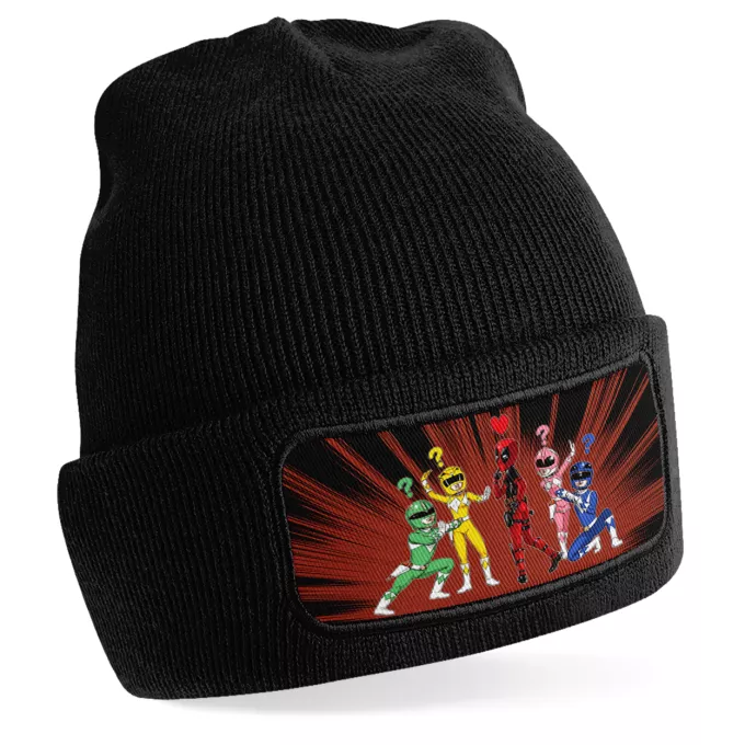 Gorro Paródia Deadpool Deadpool e Power Rangers