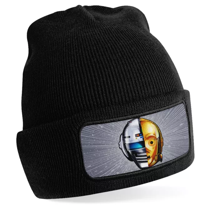 Mössa Parodi Stjärnornas krig C-3PO och Space Sheriff Gavan