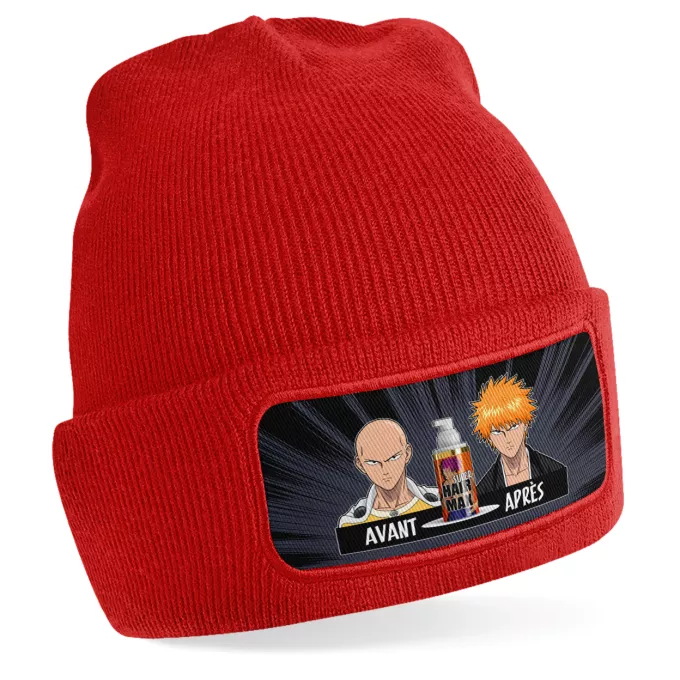 Bonnet Parodie One-Punch Man La solution Miracle pour retrouver une belle chevelure... :) - Saitama, Ichigo Kurosaki