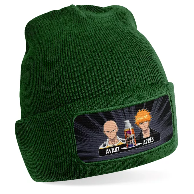 Bonnet Parodie One-Punch Man La solution Miracle pour retrouver une belle chevelure... :) - Saitama, Ichigo Kurosaki