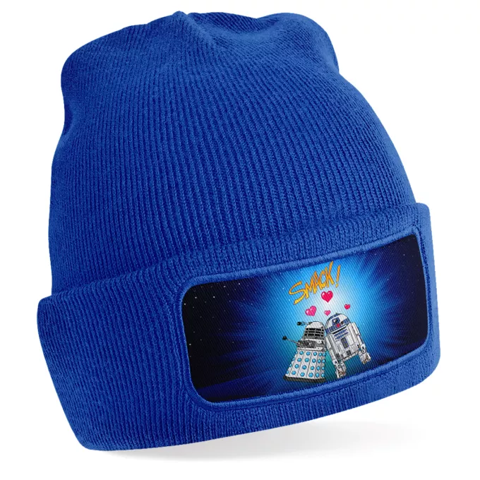 Beanie Parody of Star Wars R2-D2 and a Dalek in Love