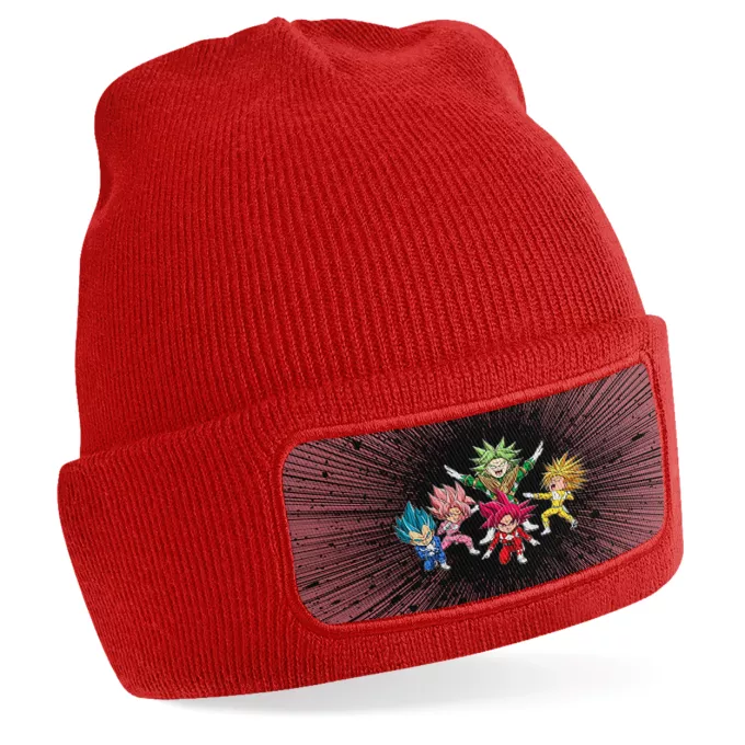 Gorro Parodia Dragon Ball Super Son Gokū, Vegeta, Broly, Black Goku, Trunks X Power Rangers