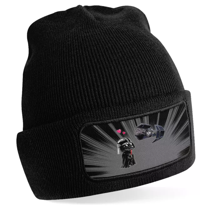 Mössa Parodi Stjärnornas krig Tecknad SD Darth Vader och TIE Fighter Mini Drone