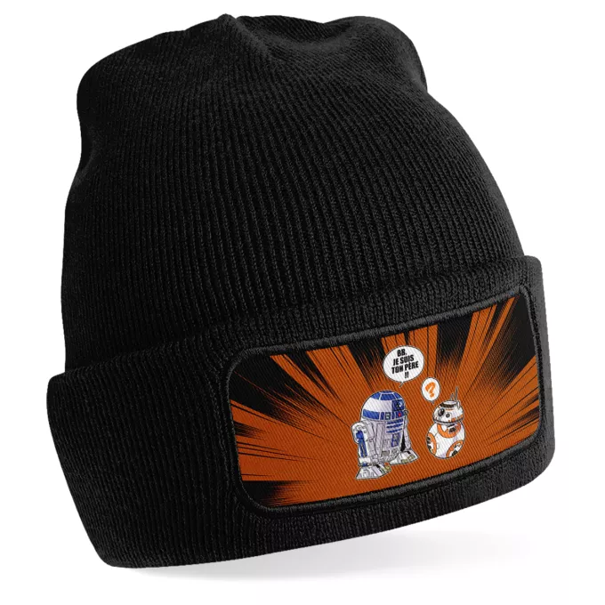 Bonnet Parodie Star Wars BB, je suis ton père (SD Edition) - R2-D2, BB-8
