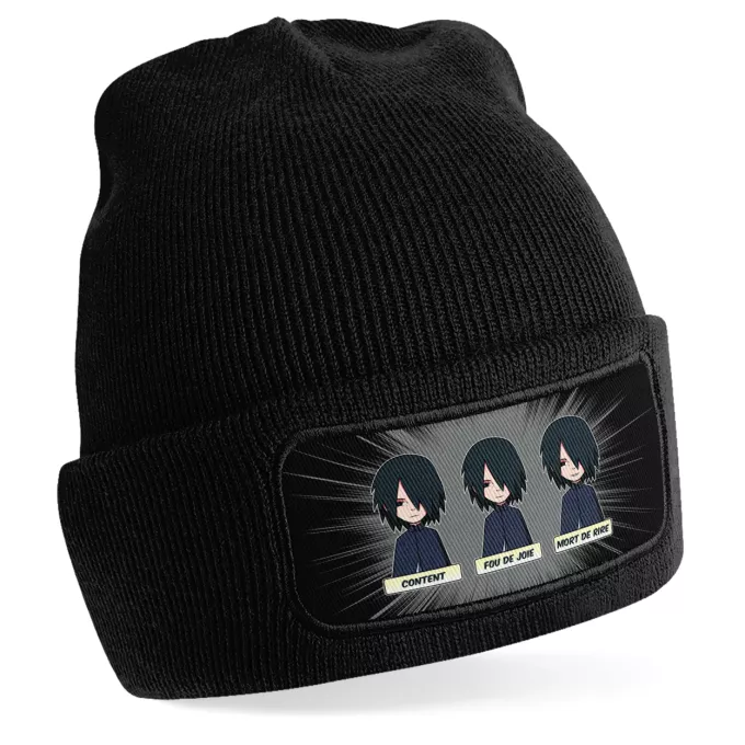 Bonnet Parodie Naruto Toujours aussi expressif... - Sasuke Uchiwa