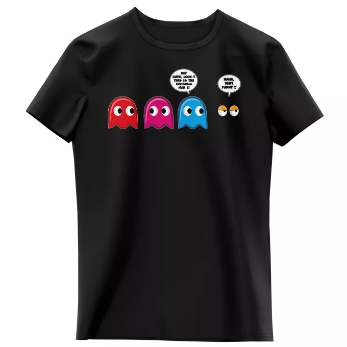 Girls Kids T-shirts Parody of Pacman Pacman